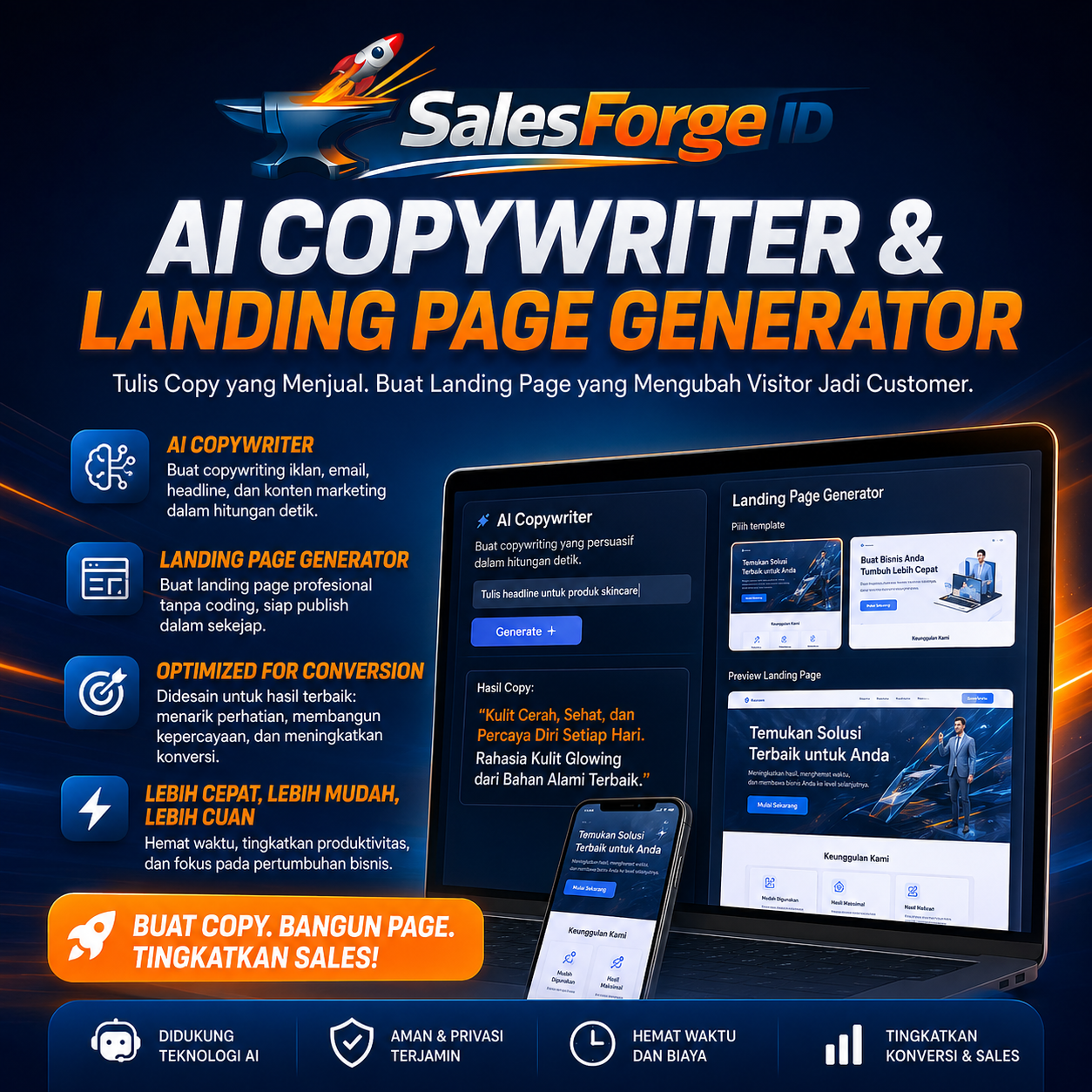 SalesForge AI - Automate Landingpage Builder